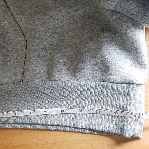 Under Armour Women's Sweatshirt Overized Grey Icon Fleece Half Zip Pullover 2XL - Picture 10 of 14